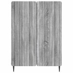 vidaXL Buffet Sonoma gris 66 x 34 5 x 92 cm Bois d'ingénierie