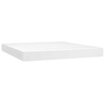 vidaXL Matelas de lit à ressorts ensachés fermeté moyenne Blanc 160x200x20 cm
