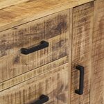 vidaXL Buffet 88x30x71 cm Bois de manguier massif