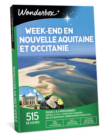 Coffret cadeau - WONDERBOX - Week-end en nouvelle Aquitaine et Occitanie