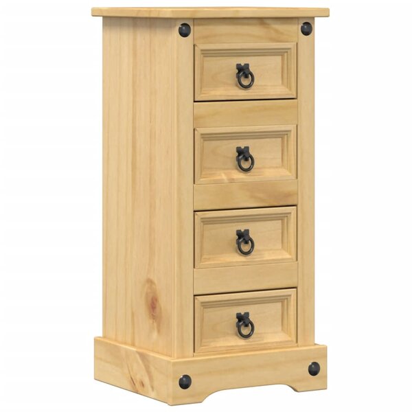 vidaXL Table de chevet Corona 35x32 5x74 cm bois de pin massif
