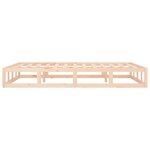 vidaXL Cadre de lit sans matelas 140x190 cm bois massif