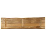 vidaXL Dessus de table bord vivant 160x40x2 5 cm bois de manguier brut