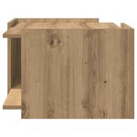 vidaXL Table basse Chêne artisanal 50 5 x 50 x 33 cm Bois d'ingénierie