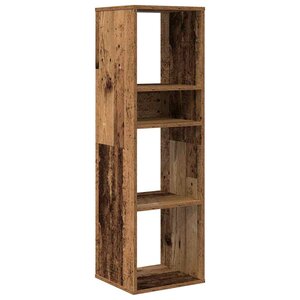 vidaXL Bibliothèque vieux bois 34x31x112 cm bois d'ingénierie