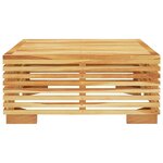 vidaXL Table basse de jardin 69 5x69 5x31 cm Bois massif de teck