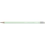Blister 4 crayons graphite swano pastel HB bout gomme STABILO