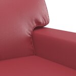 vidaXL Ensemble de canapés 2 Pièces rouge bordeaux similicuir