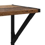 vidaXL Étagères Murales 2 Pièces Bois Ancien 80 x 25 x 25 5 cm