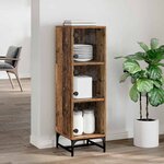 vidaXL Haut Armoire Bois ancien 35 x 37 x 117 cm Bois d'ingénierie