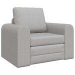vidaXL Canapé-Lit Gris nuage 98 x 71 x 83 cm tissu