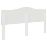 vidaXL Tête de lit Blanc 180 cm Bois d'ingénierie