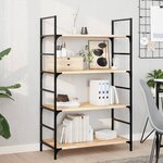 vidaXL Étagère flottante 60x40x2 cm bois d'acacia massif non traité