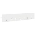 vidaXL Porte-manteau mural Blanc 100 x 10.5 x 18 cm Bois d'ingénierie