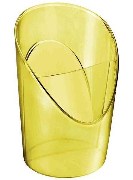 Pot à crayons Colour'Ice  2 compartiments  jaune ESSELTE