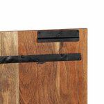 vidaXL Tête de lit 200 cm bois massif d'acacia