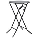vidaXL Table de Jardin Anthracite 50 x 50 x 72 cm Métal