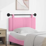 vidaXL Tête de lit suspendue Rose Tissu