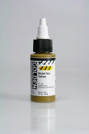 Encre Acrylic High Flow Golden VI 30ml Jaune Nickel Azo