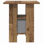 vidaXL Table de chevet Bois ancien 41 x 40 x 45 cm Bois d'ingénierie