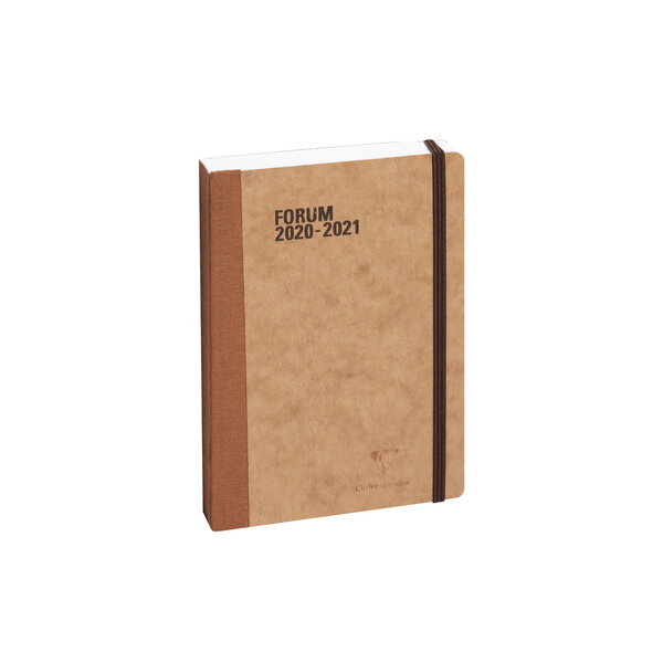 Agenda Scolaire 2020-2021 Multilingue 17x12cm - Old-School - Marron