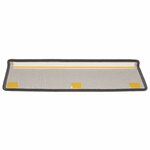 vidaXL Tapis d'escalier 15 Pièces 65x21x4 cm Gris foncé
