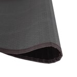 vidaXL Tapis rond marron foncé 100 cm bambou