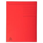 Chemises, A4, carton, couleurs assorties EXACOMPTA