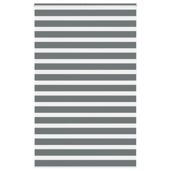 vidaXL Store zèbre gris foncé largeur du tissu 145 9 cm polyester