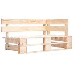 vidaXL Salon de jardin palette 6Pièces avec coussins bois de pin imprégné