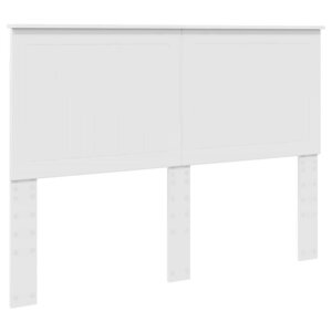 vidaXL Tête de lit avec tête de lit Blanc 140 cm Bois d'ingénierie