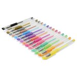 Ensemble de 15 stylos à encre gel 'Pastel et Classic' HAMA