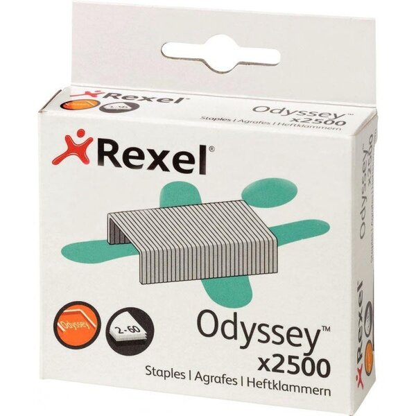 Boîte de 2 500 agrafes REXEL Odyssey