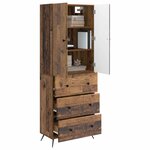 vidaXL Ensemble de Meubles 2 Pièces Bois ancien 66 x 34 5 x 90 cm