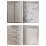 Cahier de textes - 16 x 21.5 cm - téo jasmin roller