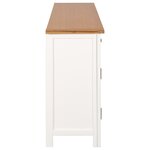 vidaXL Buffet 110x33 5x70 cm Bois de chêne massif