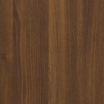 vidaXL Armoire à chaussures Chêne marron 63x24x104cm Bois d'ingénierie