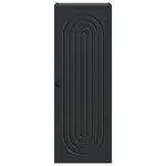 vidaXL Armoire Murale Noir 33 x 34 5 x 90 cm Bois d'ingénierie