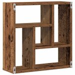 vidaXL Étagère murale vieux bois 45x16x45 cm bois d'ingénierie