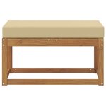 vidaXL Banc de Jardin Bois d'Acacia Massif Naturel