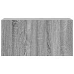 vidaXL Ensemble de meubles TV 7 Pièces Sonoma gris Bois d'ingénierie