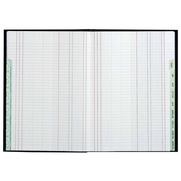 Piqûre Echéancier mensuel - L.29,7xH.21 cm, 96 pages