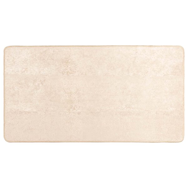 vidaXL Coureur de Tapis MARSA Crème 100 x 200 cm Polyester et PVC