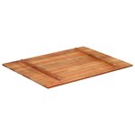 vidaXL Dessus de table bois massif d'acacia 15-16 mm 70x90 cm