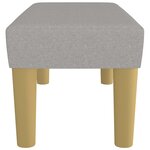 Banc banquette 70 x 30 x 30 cm tissu gris clair 02_0010552