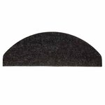 vidaXL Tapis d'escalier auto-adhésifs 20 Pièces noir 56x17x3 cm