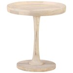 vidaXL Table d'appoint Ø50x55 cm Bois de manguier massif