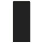 vidaXL Buffets 2 Pièces noir 60x31x70 cm bois d'ingénierie
