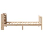 vidaXL Cadre de lit sans matelas 90x200 cm bois de pin massif
