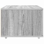 vidaXL Armoire à tiroirs Gris 55 x 45 x 33 5 cm Bois d'ingénierie